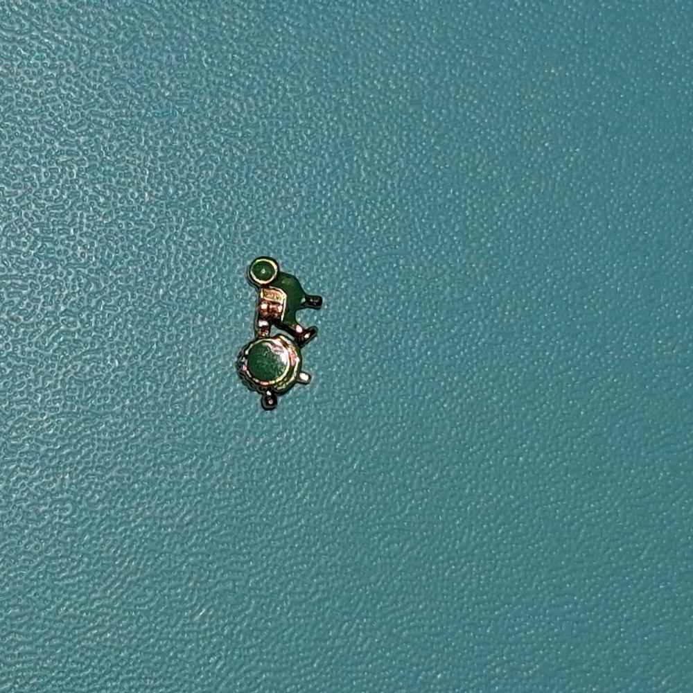 Green and Silver Tractor Charm Origami Owl